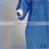 Cheap Health Care Products Factory Price Disposable PP Hospital Gown With Knitted Cuff thumbnail-3