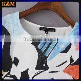 Border Print t Shirt Raglan Sleeves t Shirt Custom Print t Shirt thumbnail-6