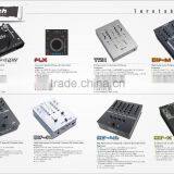 China Supplier DJ Studio Mixers 4-channel 5 High-quality Digital Performance Effects Digital Audio Midi Mixer thumbnail-4