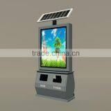 OEM Solar Power Advertising Lightbox+Insect Killer+Ash Bin+LED Display Screen,Solar Billboard Box thumbnail-5
