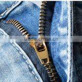 2015 Light Color Plus Size Cropped Denim Pants thumbnail-3