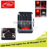 07-16 Jeep Wrangler Jk Led Rear Tail Light with Brake Turn Signal