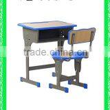 School Desk and Chair With Square Tube School Furniture HXZY062 thumbnail-1