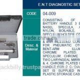 Ent Diagnostic Set With Metal Battery, Surgical Instruments
