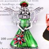 many styles! wholesale women elegant Christmas pearl snowman antique brooch for sale