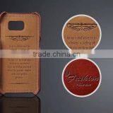 Card Holder Genuine Wax Matt Leather Back Cover For Samsung Galaxy S6 thumbnail-5