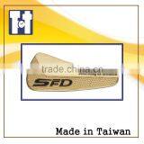 Fashionable Car Aluminum Safety Orange Saffron Creative Metallic Epoxy Sticker thumbnail-6