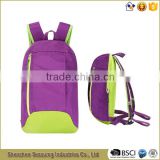 2016 Hot Sale Light Weight Hiking Backpack Bag with Reflective Stripe