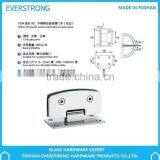 Everstrong Glass Hardware ST-A028 Wall to Glass 90 Degree Stainless Steel or Brass Shower Hinge thumbnail-2