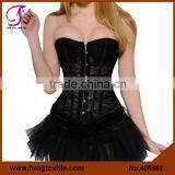 400501Factory Directly Woman Sexy Lace Black Bustier Corset thumbnail-1