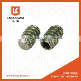 Inside and Outside Teeth Thread Hollow Screw