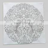 Stretched Canvas With Printing Lines