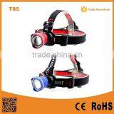T85 XML T6 Led Headlamp High Power Led Rechargeable Headlamp thumbnail-1