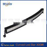 Cheap 52 inch led light bar offroad bar 55 inch 312w curved c ree 4x4 led light bar
