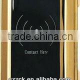 Simple installation delicate electronic golden EM card sauna door lock