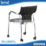 Modern Best Selling Metal Leg Office Chair With Wheels thumbnail-2