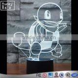 Pokemon Go Kawaii Squirtle 3D LED Night Light With Color Change thumbnail-6