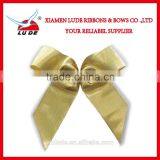 Gold Metallic Ribbon Bow With Tie for Decoration thumbnail-3