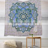 Indian Lotus Tapestry Psychedelic Mandala Wall Hanging Ethnic Bedspread Boho Throw