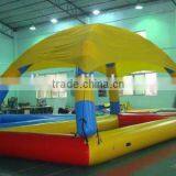 Hiqh Quality Durable Kids Inflatable Pool With Tent