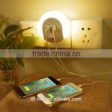 Hot Sales!D06 LED Night Light With Light Detecting Sensor USB Charger US Regulations thumbnail-6