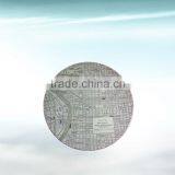 9" Two Tone Orange Melamine Round Serving Side Plate / Tray thumbnail-2