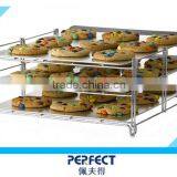 3 Tiers Wire Oven Roast Rack Folding Bakary Shelf thumbnail-1