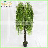 Fake Indoor Artificial Decorative Willow Tree Natural Wood Trunk