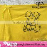Yellow Lace Women Underwear Lovely Boys & Girls Printing Ladies Boyshort Flower Decorated Specially for Girls Panty thumbnail-5