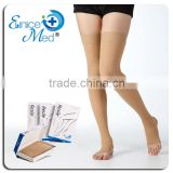 health medical thigh high Open toe Compression stockings