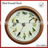 Bird Songs Clock For Wall Home Gifts