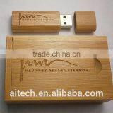 Customized Wooden USB Flash Drive With Wooden Box Both Can be Printed Laser Engraved Logo With 100% Real Full Capacity thumbnail-5