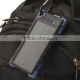 Wholesale Waterproof Rohs Solar Charger With Led Light Powerbank 8000mah thumbnail-2
