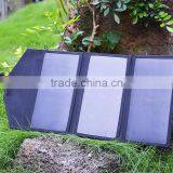 2016 New Product 20W Foldable Double Usb Portable Solar Panel Phone Charger