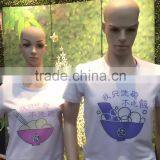 Blank t Shirt Design Printing Couple 100% Cotton Pokemon go t Shirt thumbnail-6