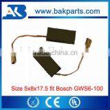 Electric Power Tools Angle Grinder Spare Parts Size 5x8x17.5 Fit for GWS6-100, 1338, GSS27L Part No. 1607014116 Carbon Brush thumbnail-1