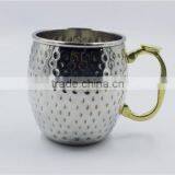 Decorative Big Size Bronze Beer Mug Soccer Drinking Mug thumbnail-2