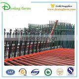 spear top wrought iron picket fence