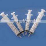 disposable syringe luer slip 2 parts