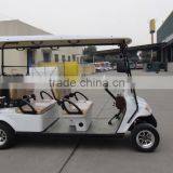 Six Seats Electric Golf Car With Two Rear Facing Flip-flop Seats thumbnail-2