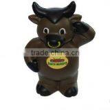 2016 YIWU Polyurethane Custom Printed Stressball Cattle thumbnail-1