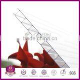 4/6/8/10mm colored twinwall polycarbonate hollow sheets