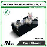 FB-M032PQ UL Approved Equal To Bussmann 30A 2 Pole Porcelain Fuse Holder thumbnail-5