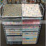 Knock-down Design Metal Wire Gift Wrapping Paper Display Rack thumbnail-1