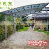 Easy to Assemble Outdoor Aluminum Double Side Cantilever Carport With Polycarbonate Sheet thumbnail-6