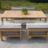 Outdoor Furniture Wood Coffee Table Set thumbnail-2