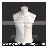 Male Manenquin Torso Body Forms Metal Base Wiindow Display Without Arms thumbnail-1