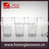 New Design 16oz Clear Tumbler Glass Cup for Drinking and Juice thumbnail-2