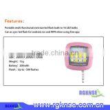 New Products 2016 ABS Front Camera Flash, Extenal Mini Selfie Led Flash Light With 16 Led Lights thumbnail-2