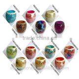 Modern Mini Colourful Glass Mosaic Candle Jar thumbnail-3